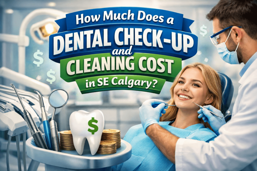 How Much Does a Dental Check-Up and Cleaning Cost in SE Calgary?