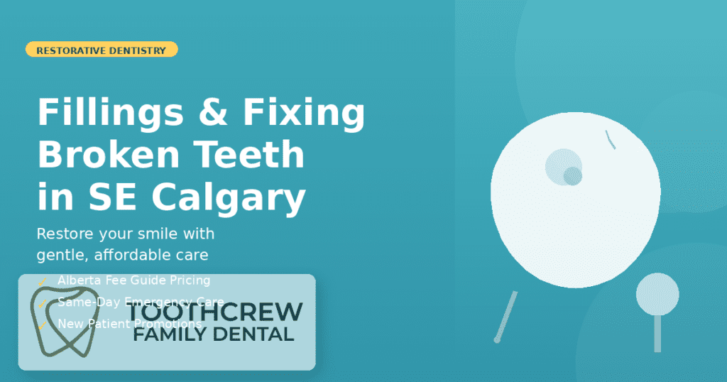 How Much Do Fillings and Fixing Broken Teeth Cost in SE Calgary?