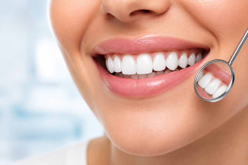 Professional smile makeover treatment