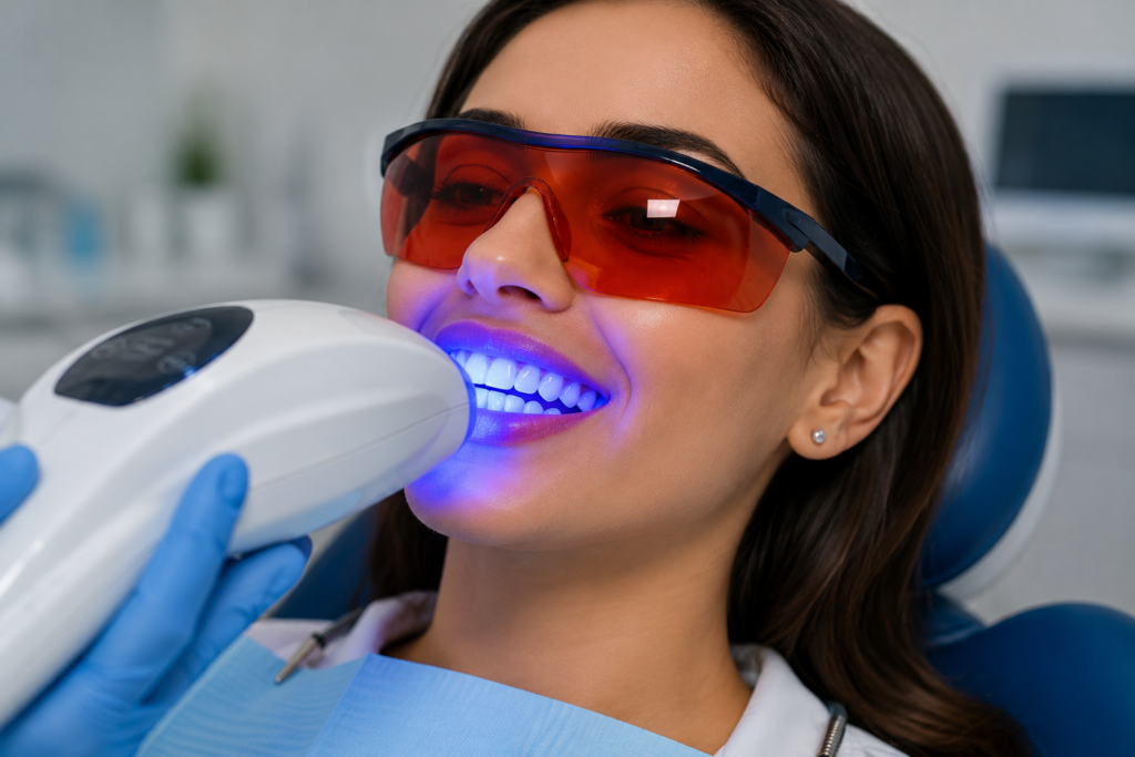 Advanced teeth whitening treatment