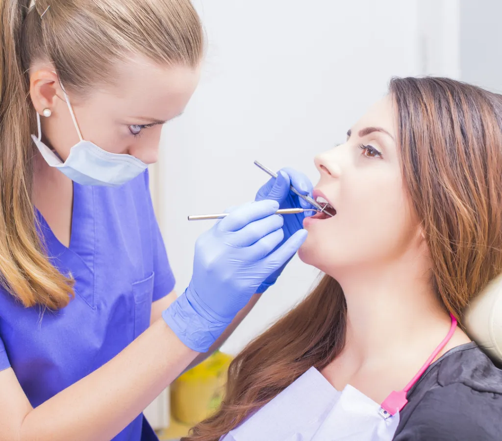 Routine dental cleaning